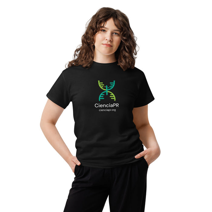 CienciaPR logo Unisex classic tee - Black