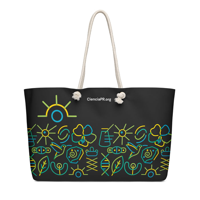 CienciaPR Oversized weekender bag