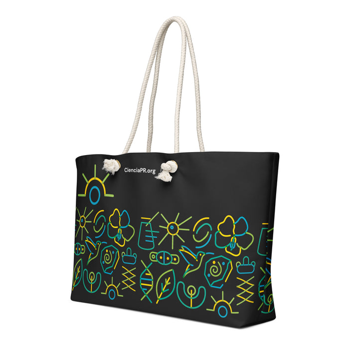 CienciaPR Oversized weekender bag