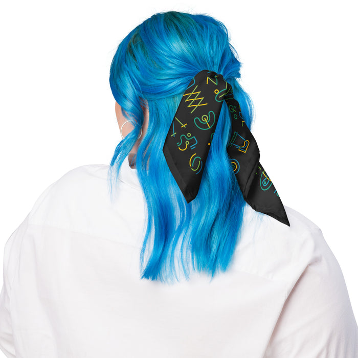 CienciaPR Petroglyphs all-over print bandana