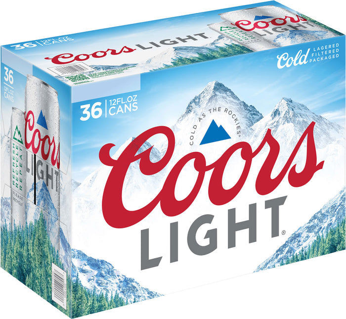 Coors Light 36pk Can