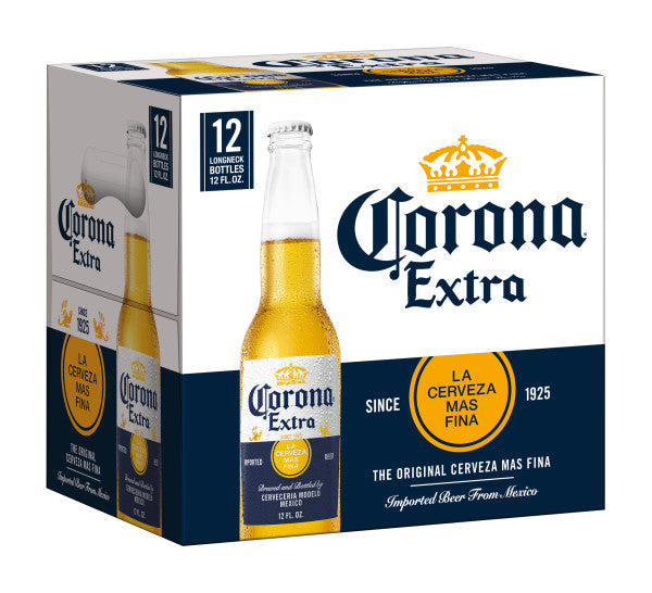 Corona Extra Beer 12pk Bottles