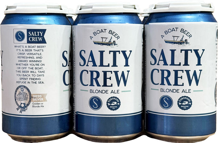 Coronado Brewing Salty Crew Blonde 6pk Cans