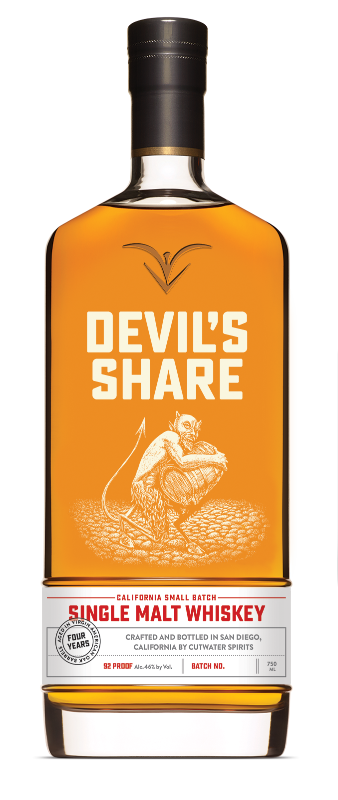 Cutwater Spirits Devils Share American Whiskey 750ml