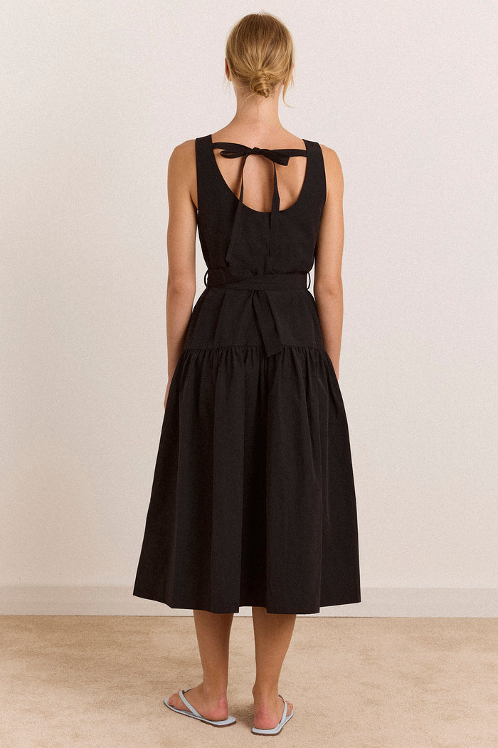 Dallas Midi Dress - Black