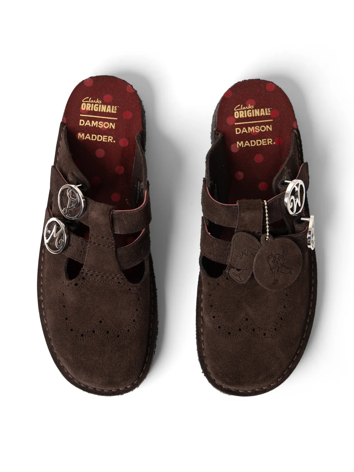 Damson Madder X Clarks Originals Nomad Mary Jane Mule - Chocolate Brown