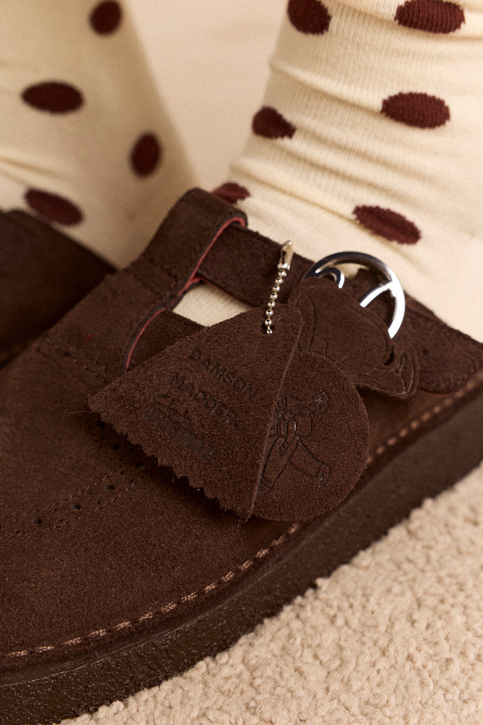 Damson Madder X Clarks Originals Nomad Mary Jane Mule - Chocolate Brown