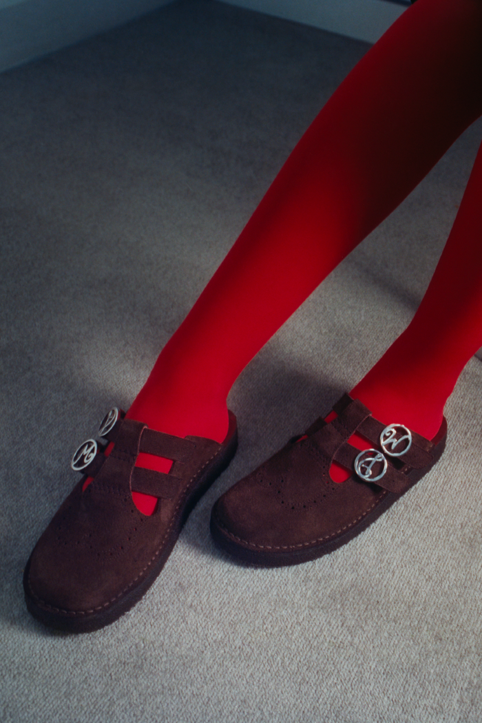 Damson Madder X Clarks Originals Nomad Mary Jane Mule - Chocolate Brown