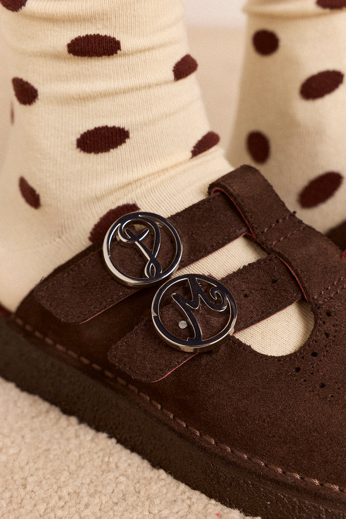 Damson Madder X Clarks Originals Nomad Mary Jane Mule - Chocolate Brown