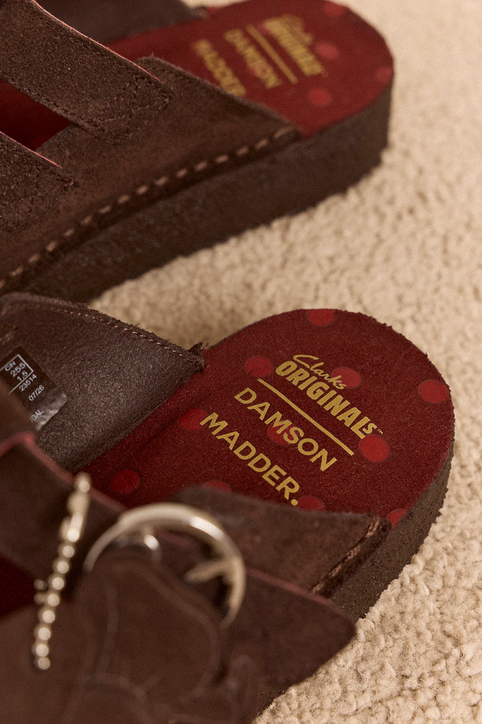 Damson Madder X Clarks Originals Nomad Mary Jane Mule - Chocolate Brown