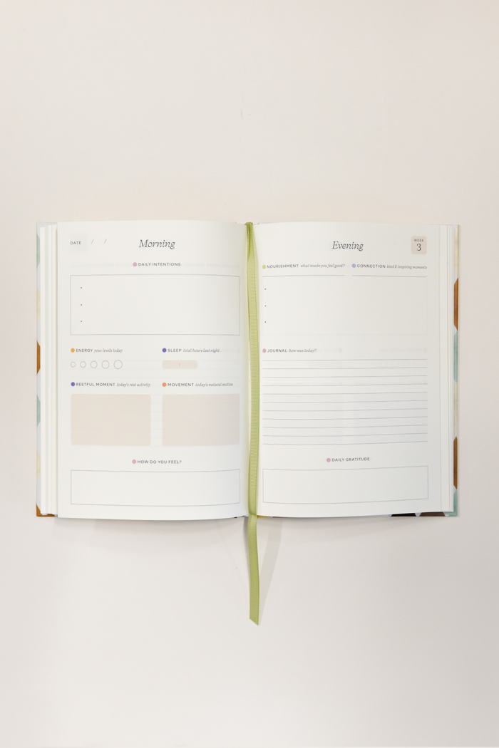 Damson Madder X Papier Harlequin Wellness Journal