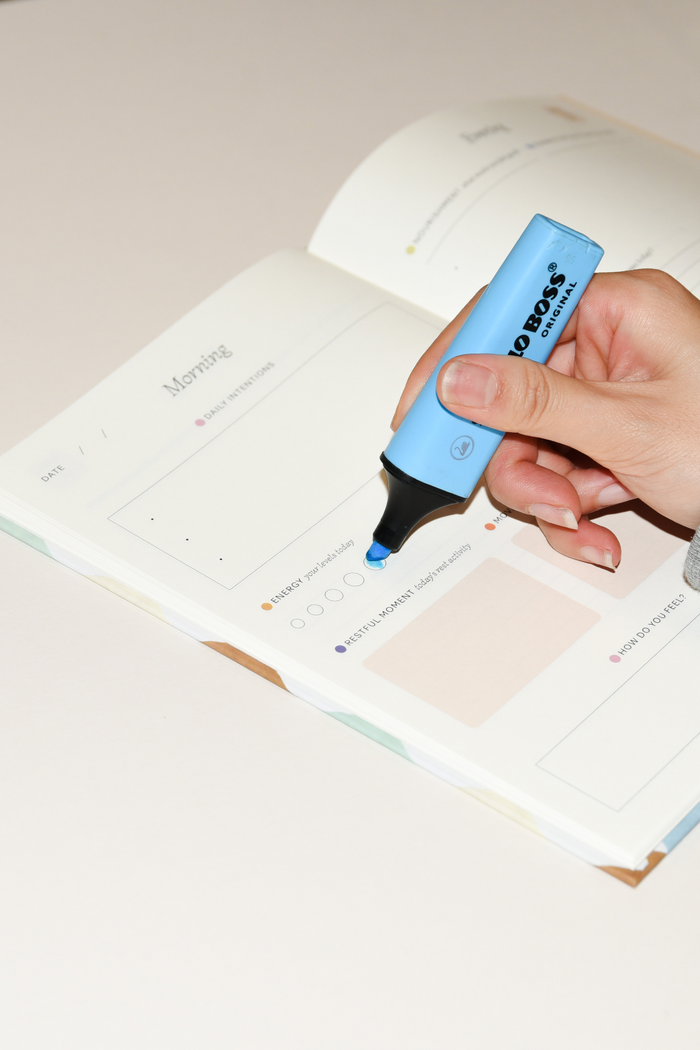 Damson Madder X Papier Harlequin Wellness Journal
