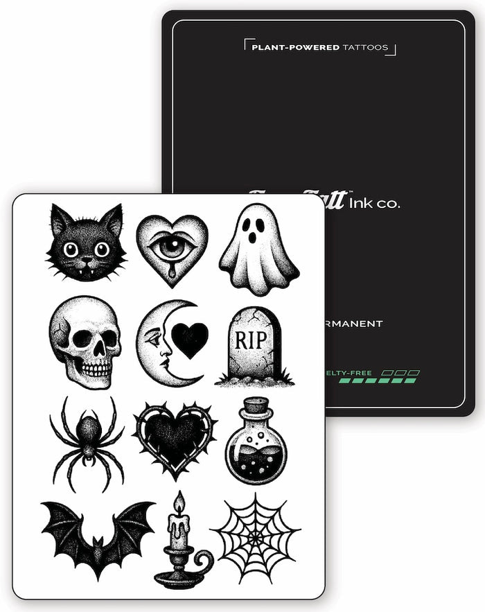 Dark Theory Pack - 12 Tattoos