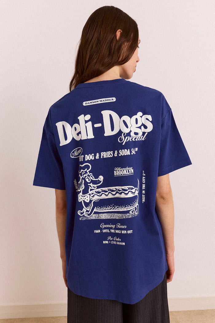 Deli Dog Ss Graphic Tee -  Navy
