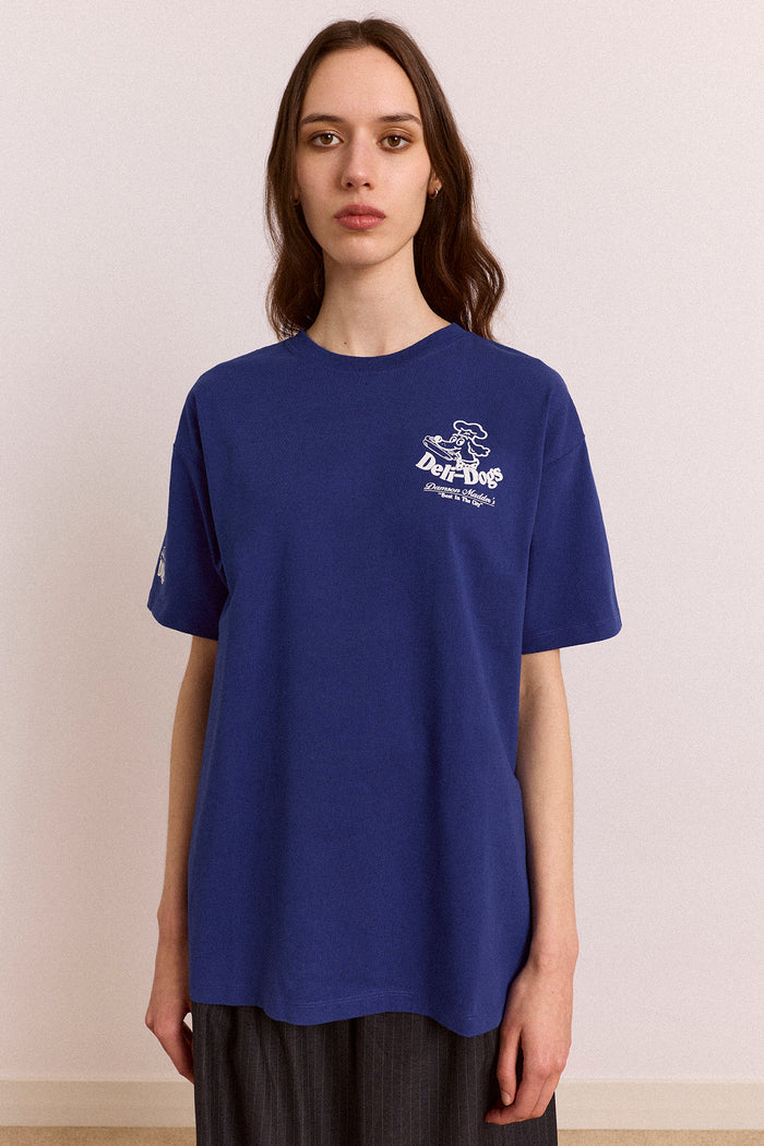 Deli Dog Ss Graphic Tee -  Navy