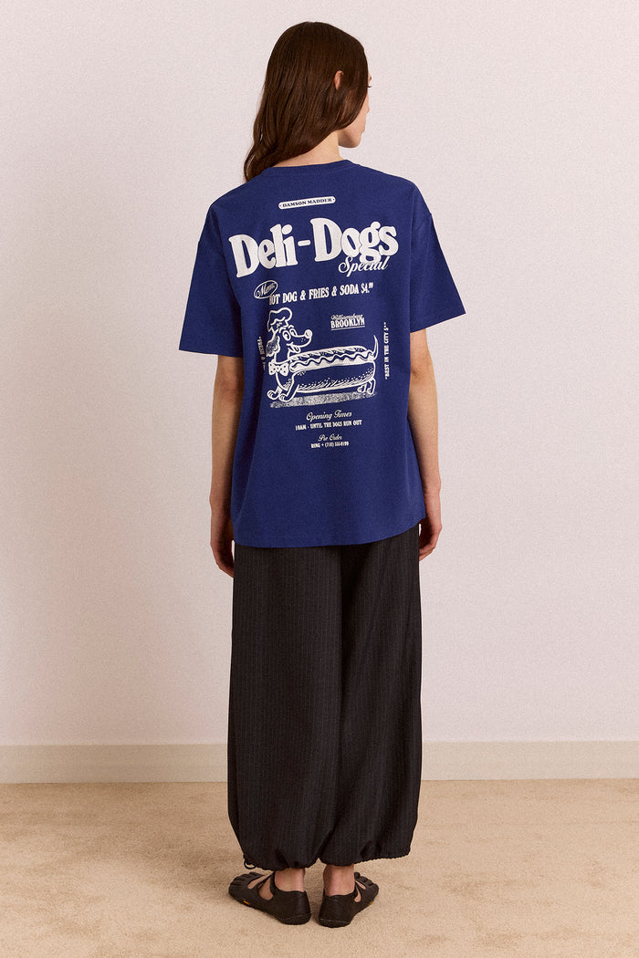 Deli Dog Ss Graphic Tee -  Navy