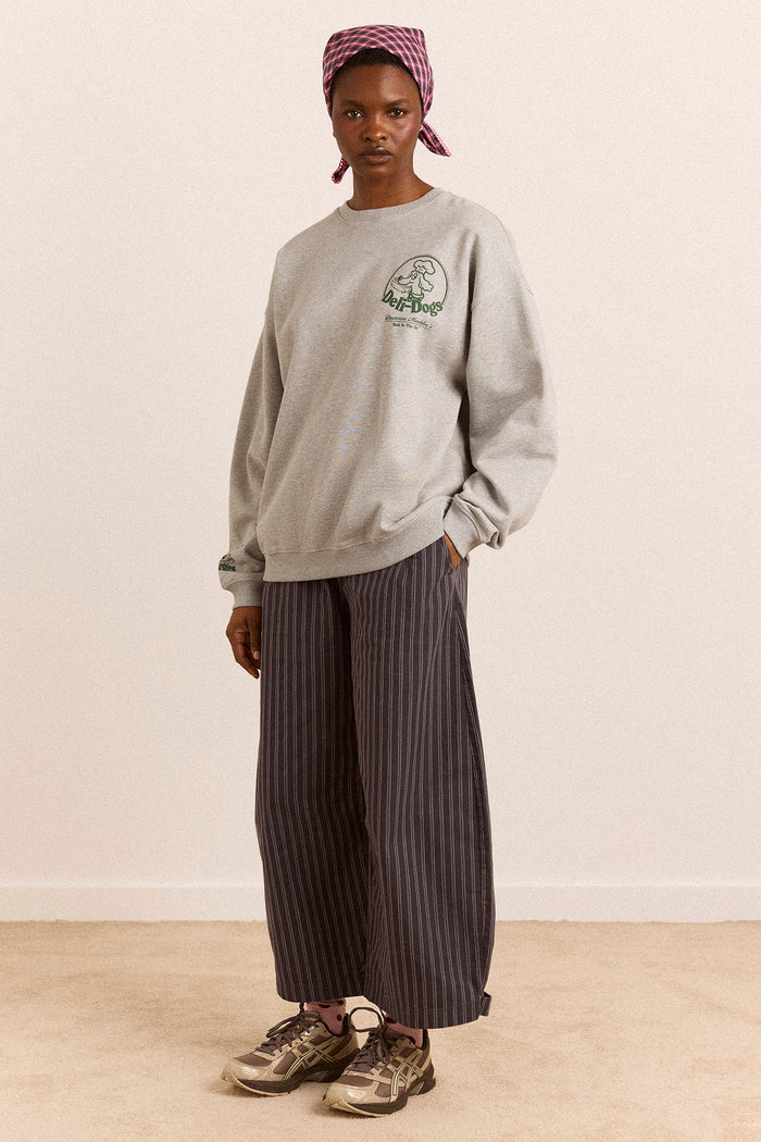 Deli Dog Sweatshirt - Grey Marl