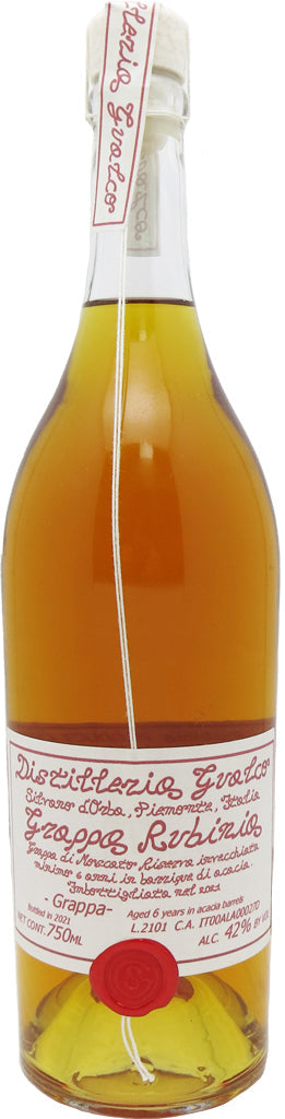Distilleria Gualco Rubinia Moscato Grappa 750ml