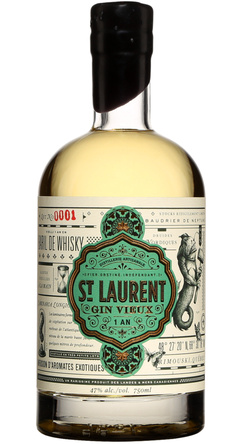 Distillerie du St. Laurent Vieux Canadian Gin 750ml