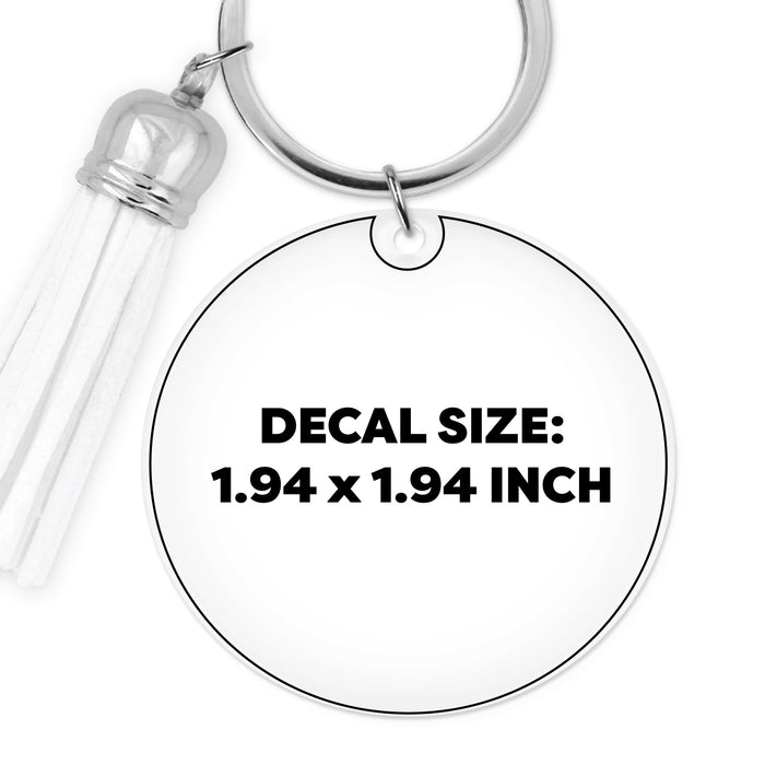 [ Double Sided ] Circle UV DTF Decal | Baseball