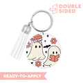 [ Double Sided ] Circle UV DTF Decal | Bookish Ghost