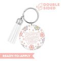 [ Double Sided ] Circle UV DTF Decal | Chasing Toddlers and Jesus