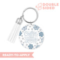 [ Double Sided ] Circle UV DTF Decal | Coffee And Jesus