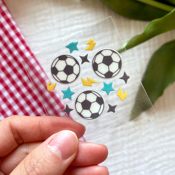 [ Double Sided ] Circle UV DTF Decal | Soccer