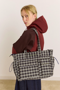 Eliza Bag - Navy Green Check