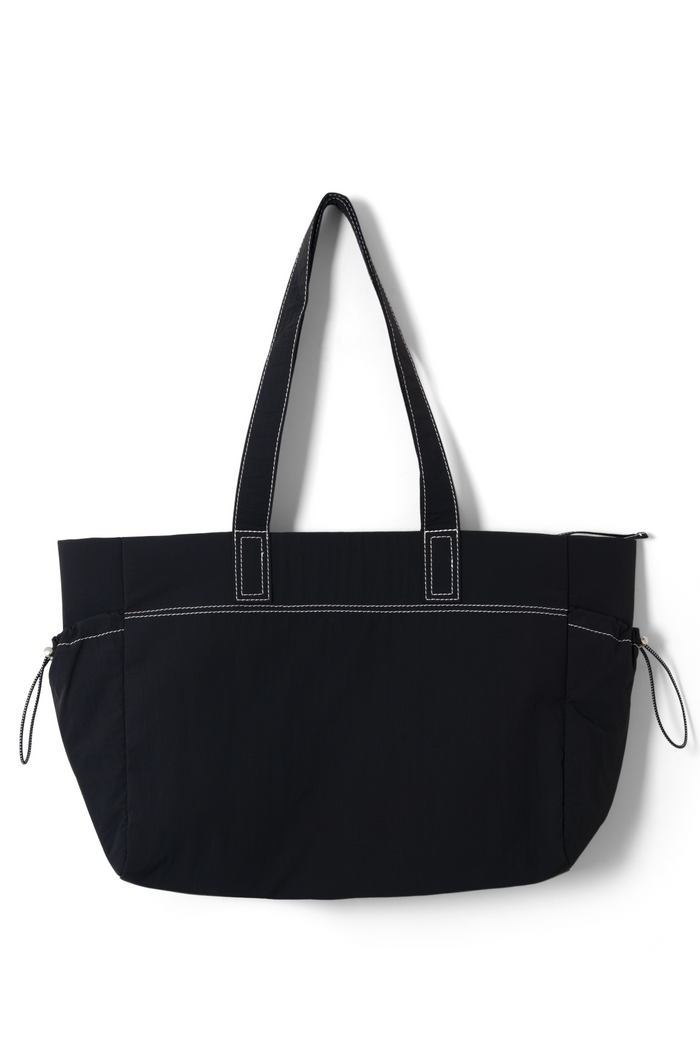 eliza techy tote bag - black