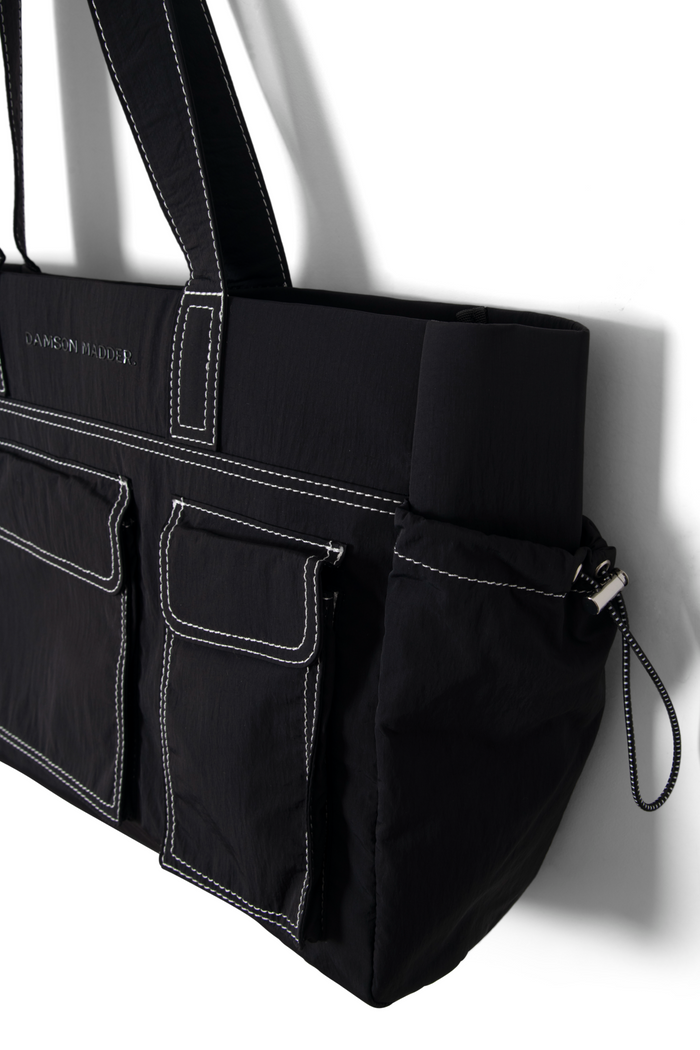 eliza techy tote bag - black
