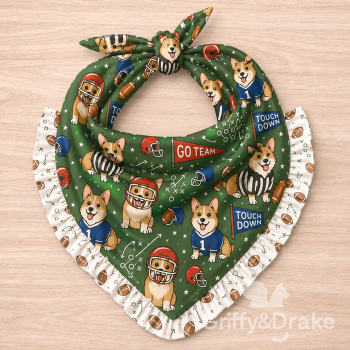 End Zone Zoomies Ruffle Bandana