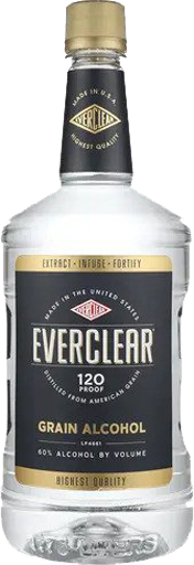 Everclear Grain Alcohol 120 Proof 1.75L