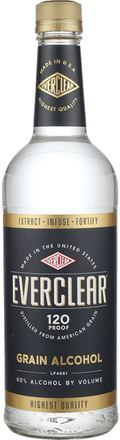 Everclear Grain Alcohol 120 Proof 750ml