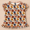 Fall Blooms Ruffle Shirt