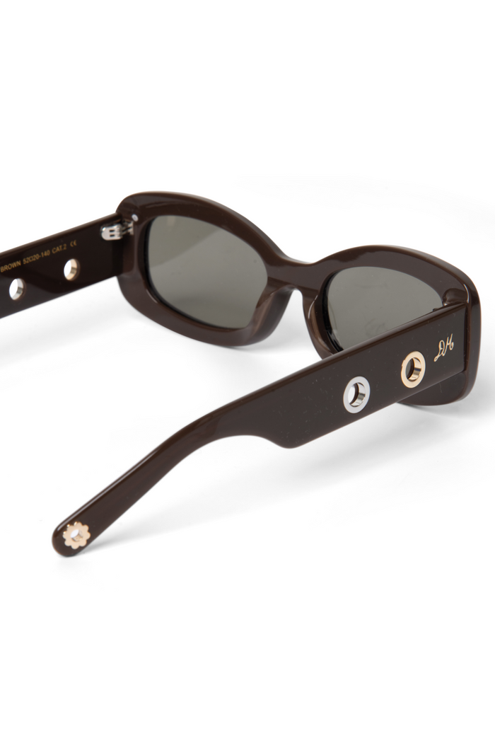 Faye Eyelet Sunglasses - Chocolate