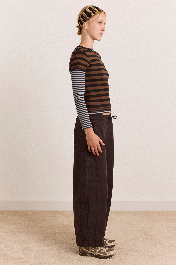 Felix Twill Trouser - Washed Black