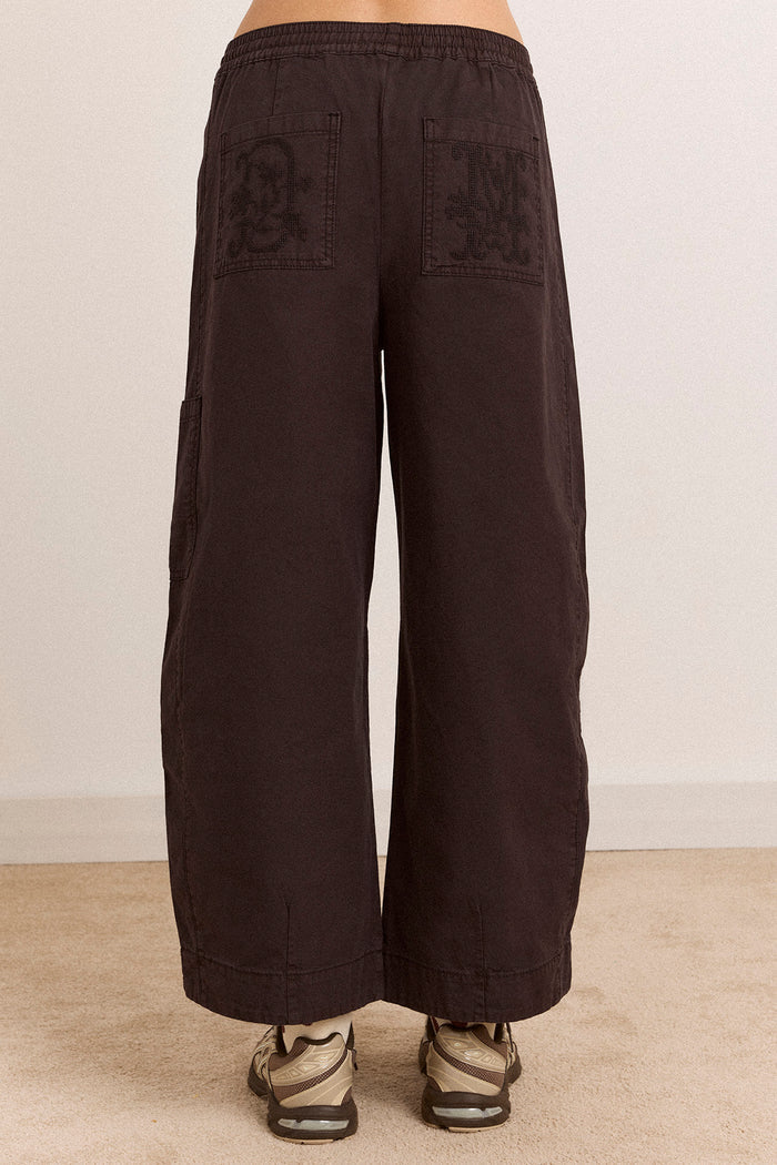 Felix Twill Trouser - Washed Black