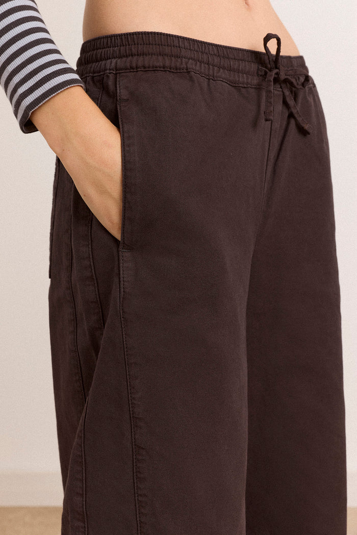 Felix Twill Trouser - Washed Black