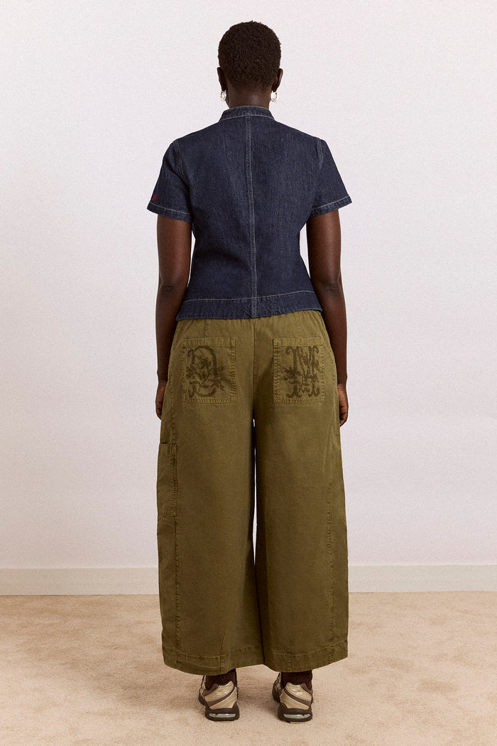 Felix Twill Trousers - Olive