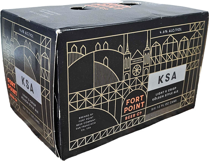 Fort Point KSA Kolsch Ale 6pk Cans