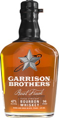 Garrison Brothers Boot Flask Texas Straight Bourbon Whiskey 375ml