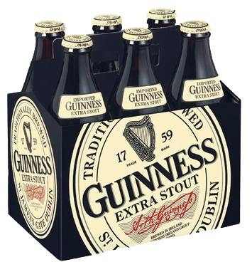 Guinness Extra Stout 6pk Bottles