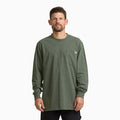 Heavyweight Heathered Long Sleeve Pocket T-Shirt
