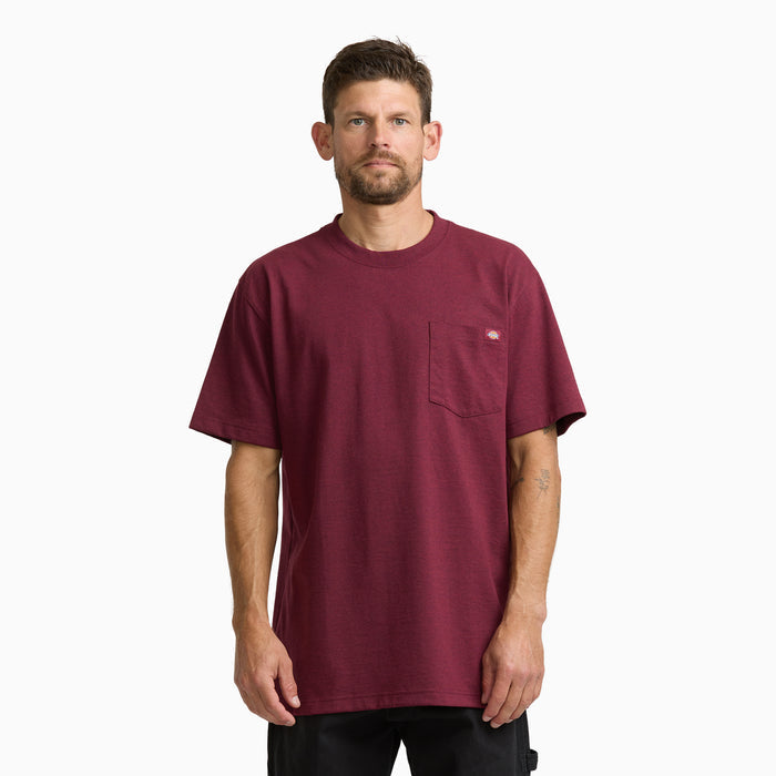 Heavyweight Heathered Short Sleeve Pocket T-Shirt