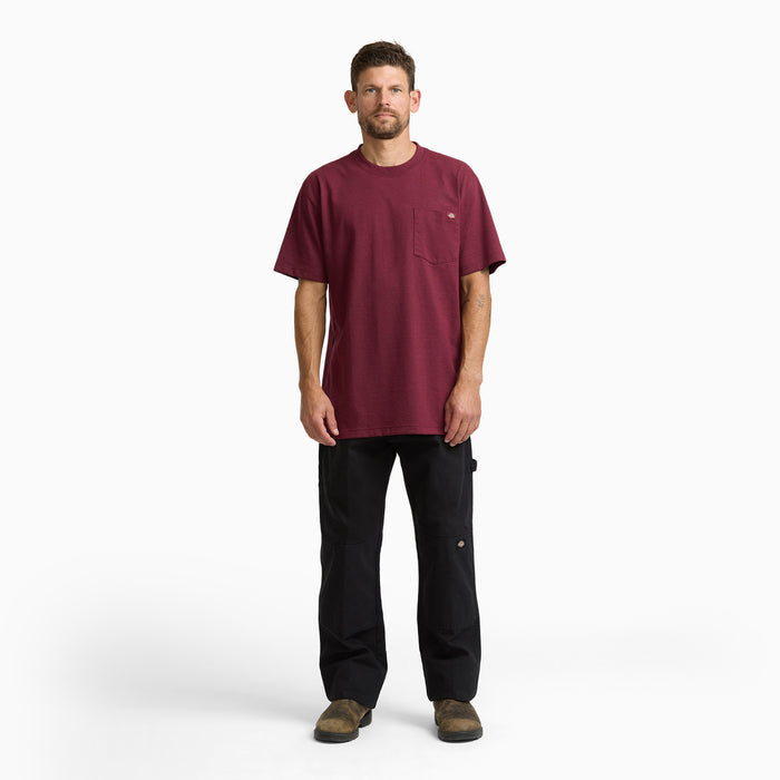 Heavyweight Heathered Short Sleeve Pocket T-Shirt