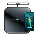 Hume Health Body Pod smart body composition scale with handheld sensors for tracking body fat, muscle mass and other body composition metrics.