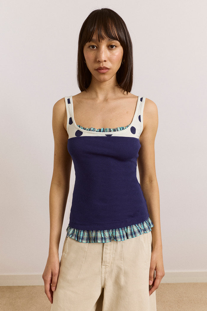 Idelle Jersey Top - Navy