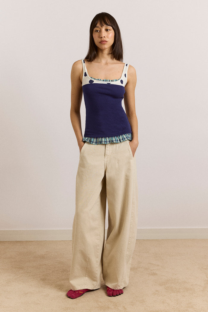 Idelle Jersey Top - Navy