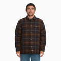 Insulated Plaid Shirt Jacket